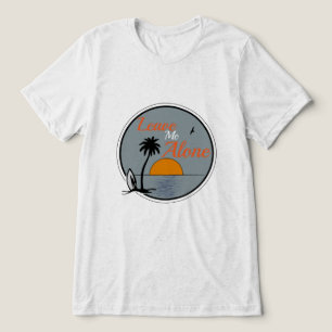 DEIXE-ME EM PAZ Bella + Canvas Camiseta Tri-blend