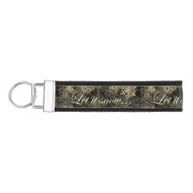 Deixe nevar Blue Beach Song™ Wrist Chaveiro