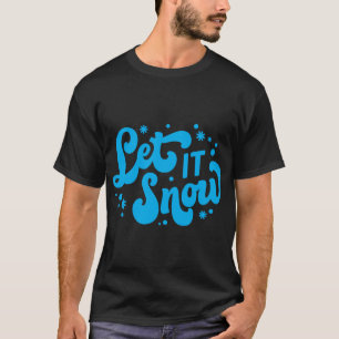 Deixe Nevar Camiseta De Inverno Desenho 