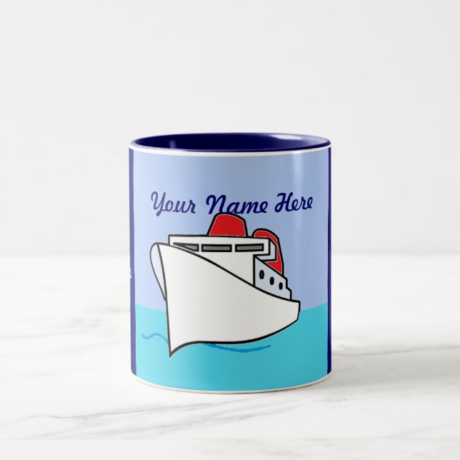 Deixe-nos cruzar caneca personalizada (Centro)