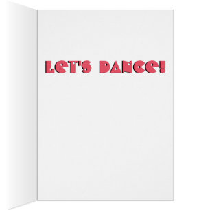 Deixe-nos dançar o cartão do papagaio-do-mar