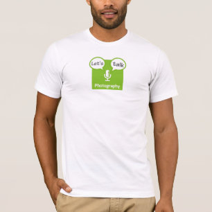 Deixe-nos falar o t-shirt da fotografia