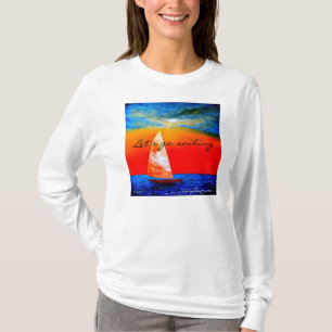 Deixe-nos ir navegar o t-shirt - mercadoria de