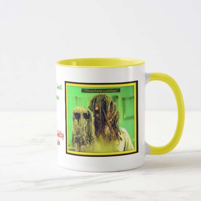 Deixe-nos ir para trás a tempo! Caneca do Dois-Tom (Direita)