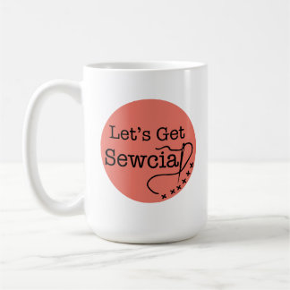 Deixe-nos obter a caneca de café de Sewcial