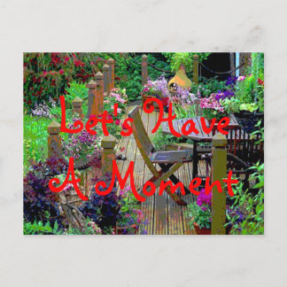 Deixe-nos ter um cartão do momento