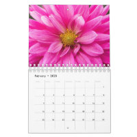 Deixe-nos viver como Flores no Calendário 2020