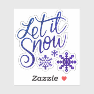 deixe o adesivo de neve
