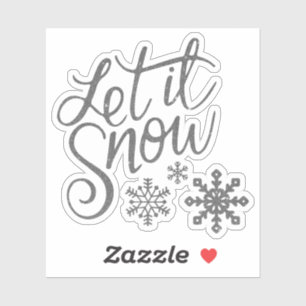 deixe o adesivo de neve