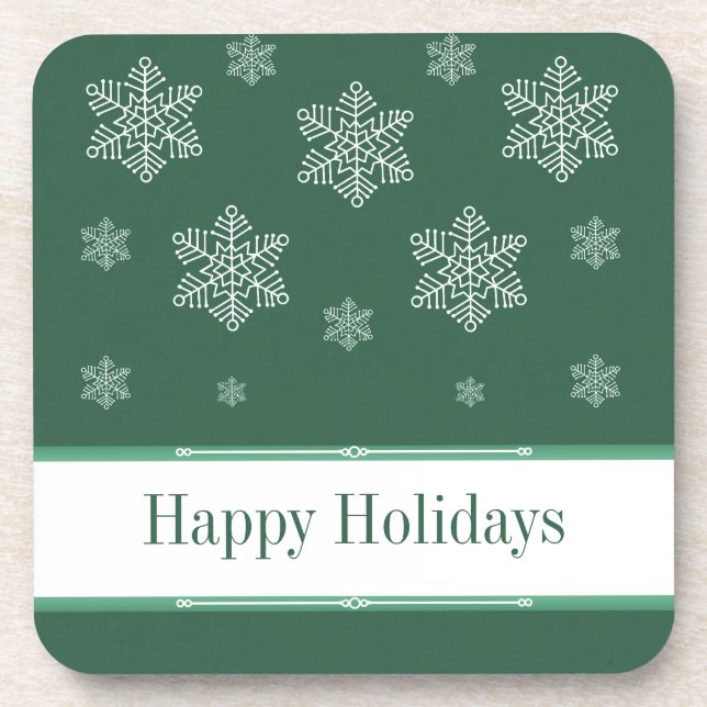 Deixe-o ajustar Porta copos de neve, verde (Frente)