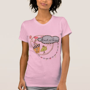 Deixe o amor crescer a camisa da Madrinha de casam