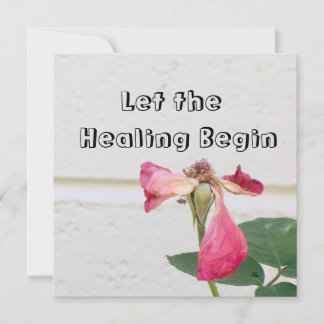 Deixe o cartão de cura começar!