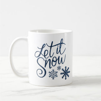 Deixe-o nevar caneca de Natal