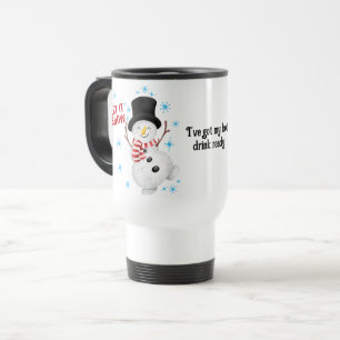 Deixe-o nevar Caneca de viagem
