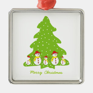 Deixe-o nevar Enfeites de natal personalizado