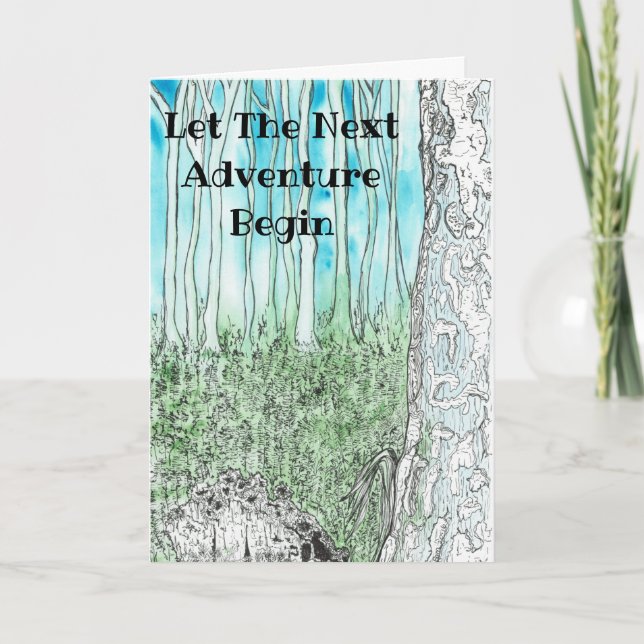 Deixe O Próximo Adventure Iniciar O Cartão De Trab (Frente)