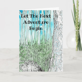 Deixe O Próximo Adventure Iniciar O Cartão De Trab