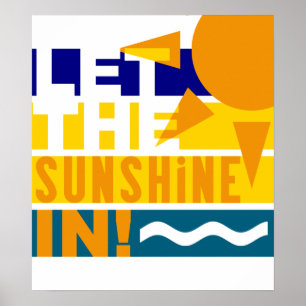 Deixe O Sol brilhar Em poster