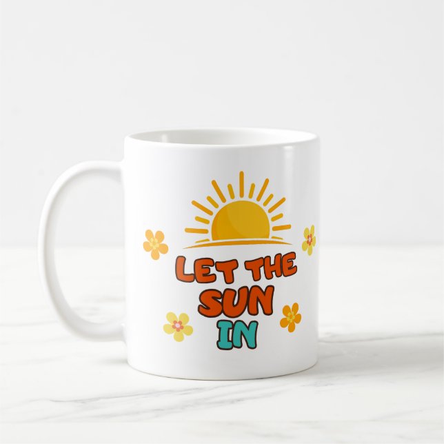 Deixe o Sol Entrar - Caneca de Café (Esquerda)