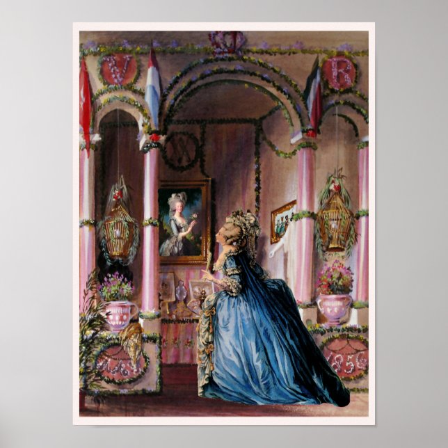 Deixe-Os Comer Bolo 7 ~ Poster 16x12 (Frente)