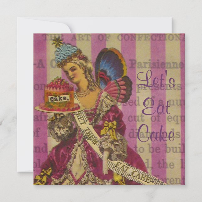 Deixe-Os Comer ~ Convites (Frente)