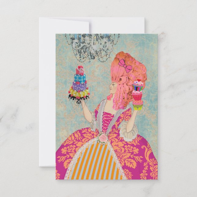 Deixe-os comer ~ convites / RSVP (Frente)