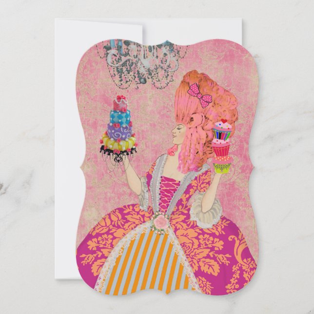 Deixe-os comer ~ convites / RSVP #12 (Frente)