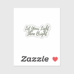 Deixe seu adesivo brilhante