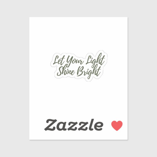 Deixe seu adesivo brilhante (Folha)