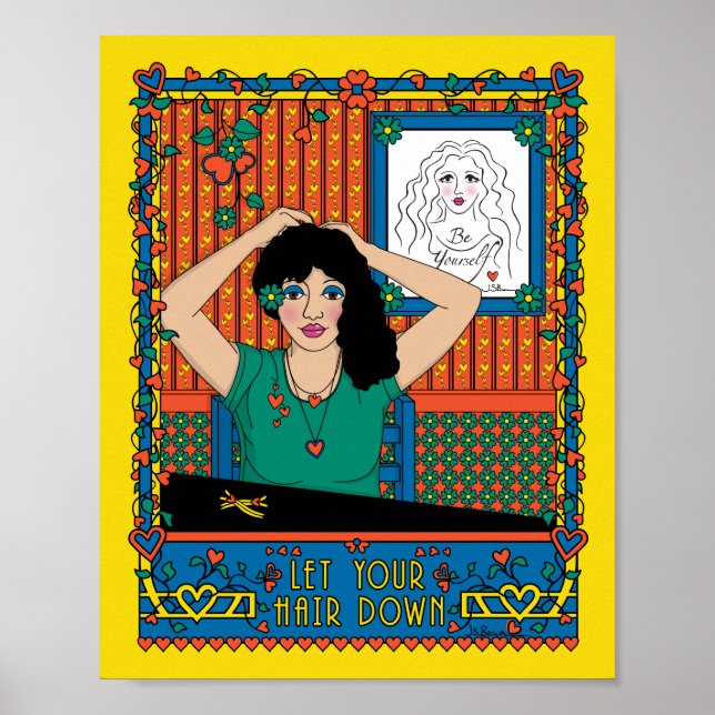 Deixe seu cabelo para baixo_B_8x10 Poster (Frente)