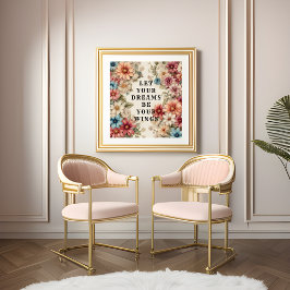 Deixe seus sonhos serem seu Impressão de Foto das