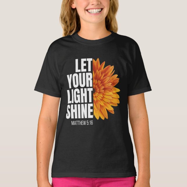 DEIXE SUA LUZ BRILHAR Camiseta (Frente)