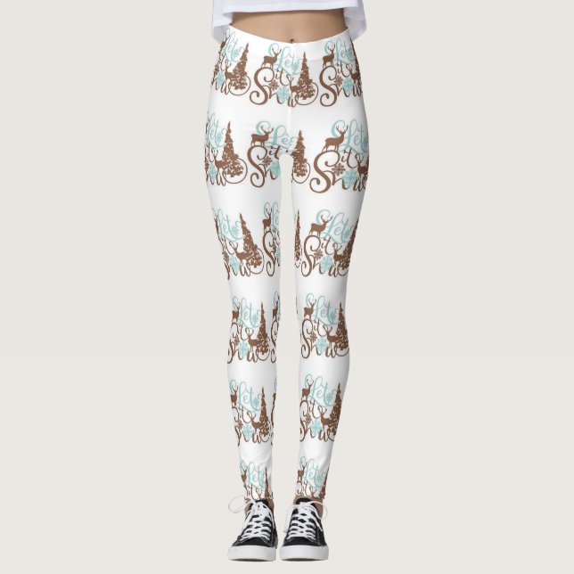 Deixem-na Neve, Leggings femininas. (Frente)