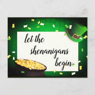 Deixem os Shenanigans iniciarem o convite de St. P