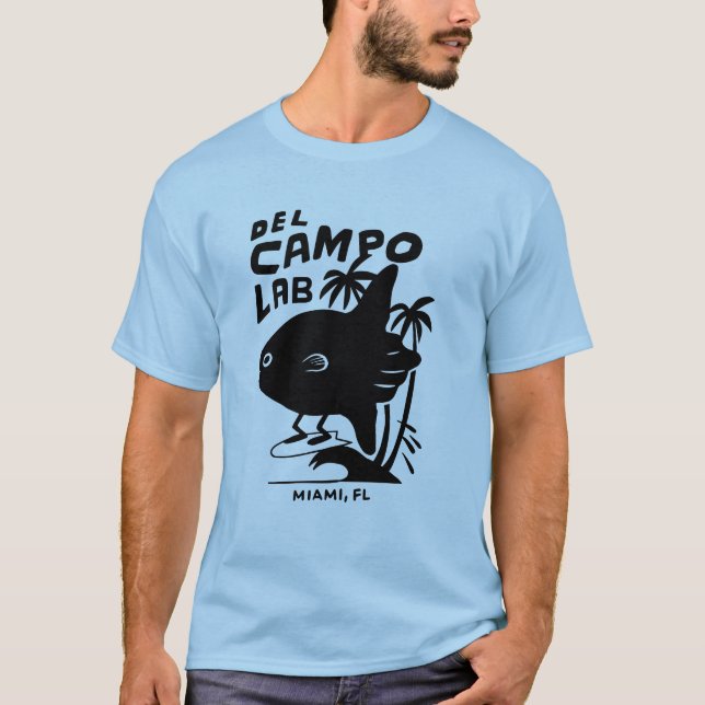 del Campo Lab Surfing Mola T-Shirt (Frente)