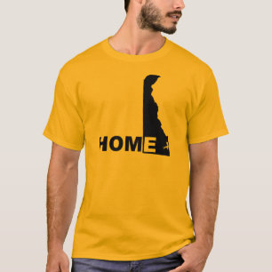 Delaware Casa Longe Da Camiseta Do Estado