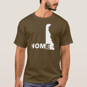 Delaware Casa Longe Da Camiseta Do Estado