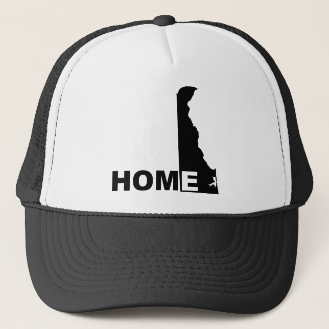Delaware Home Longe Do Boné Da Bola Estatal (Frente)
