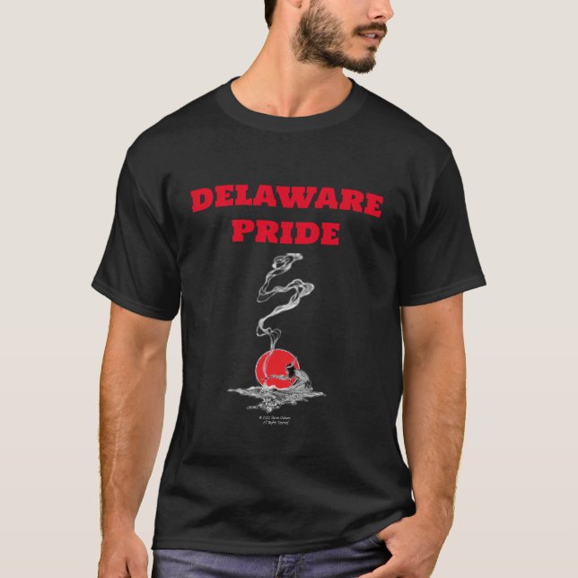 Delaware Pride T-Shirt para Membros Tribais Delawa (Frente)