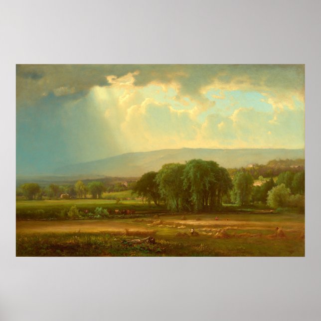 Delaware Valley - George Inness Fine Art Poster (Frente)