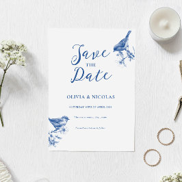 Delft Blue Birds Primavera Salve O Anúncio De Data