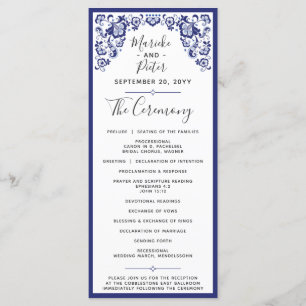 Delfts Blauw   Programa Delft Blue Dutch Wedding