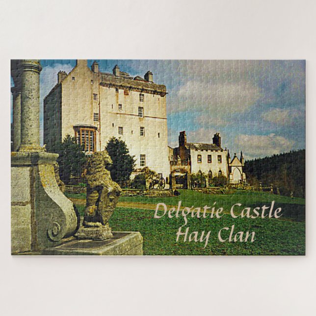 Delgatie Castle - Hay Clan Jigsee Quebra-cabeça (Horizontal)