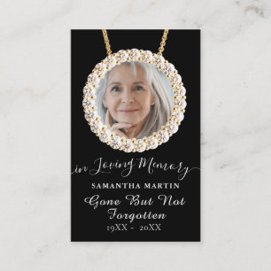 Delicado Cartão com fotos de Oração Memorial