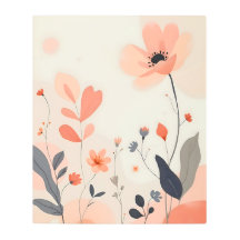 Delicar Aquarela Floral, Quarto De Farmhouse