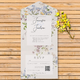 Delicar Boho Wildflower Cream Código QR