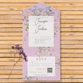 Delicar Boho Wildflower Rosa Código QR