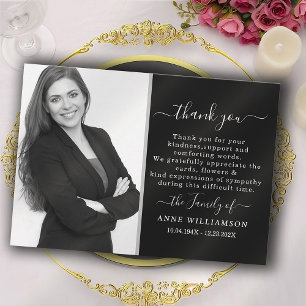 Delicar Cartões de agradecimentos Funeral de Scrip