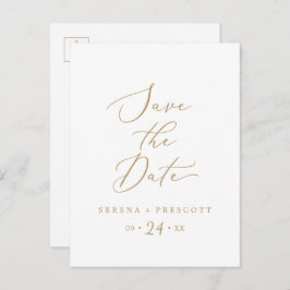 Delicar Dourado Salvar o Cartão-Postal de Anúncio 