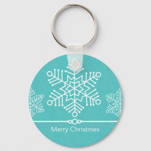 Delicar Flocos de Neve Chaveiro de Natal